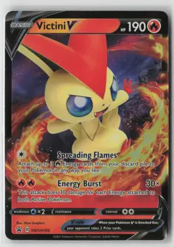 Victini V Promo SWSH: Sword & Shield Promo Cards SWSH104 NM - Image 1