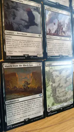 MTG Magic The Gathering Lord Of The Rings Orcish Jumpstart Pack x20 Cards NM - Image 5
