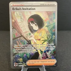 Erika's Invitation 203/165 Scarlet & Violet: 151 SIR Holo Pokemon Card - Image 1