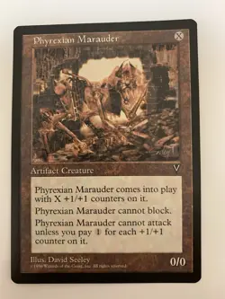 MTG NM Phyrexian Marauder Visions Regular - Image 1