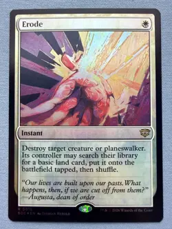 Erode *FOIL* - NM - MTG Secrets of Strixhaven SOS #15 Rare - Image 1