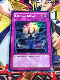Eternal Dread dp05-en030 1st Edition (VLP) Super Rare Yu-Gi-Oh! - Image 1