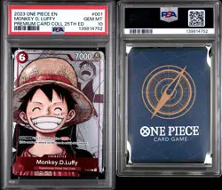 PSA 10 - Monkey.D.Luffy P-001 - One Piece Premium Collection 25th Anniversary - Image 1