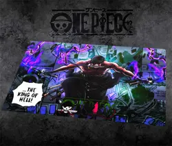 One Piece Playmat Roronoa Zoro OPCG TCG CCG Trading Card Game Mat Mouse Pad - Image 1