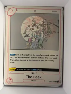 EB02-008 The Peak English R One Piece TCG Card Game - Image 1