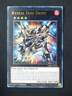 Ryzeal Duo Driver CBRB Ultra Rare - 1st ed Yugioh Card #9MQ - Image 1