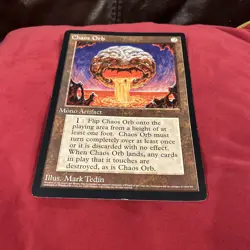 Magic The Gathering MTG Chaos Orb Oversized Jumbo Promo Card 6X9 - Image 4