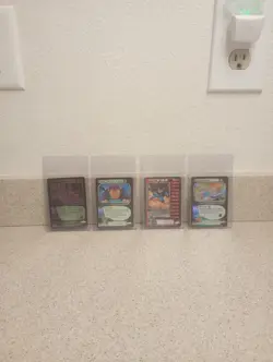 Bundle Lot of 4 DBZ Dragonball Z CCG All Holo Foil Cards Vintage Used - Image 1