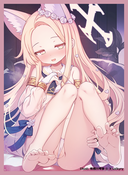 Blue Archive Seia Yurizono Doujin Card Sleeve Protector - Image 1