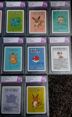 14 Graded 10 by Total Grading Japanese Old Maid Pokemon Cards - Image 4