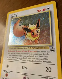 Eevee 11/53 Black Star Promo Holo WOTC 2000 Pokemon Card LP+ Vintage Sharp! 11 - Image 2
