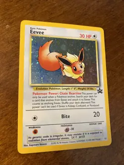 Eevee 11/53 Black Star Promo Holo WOTC 2000 Pokemon Card LP+ Vintage Sharp! 11 - Image 3