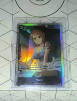 ONE PIECE ENGLISH 3D2Y CARD GAME HOLO CARTE NAMI ST14-006 SR ST EN TCG NEUF - Image 1