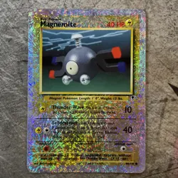 Magnemite 80/110 Legendary Collection 2002 Reverse Holo Pokemon Card TCG - Image 1