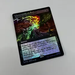 Pax West 2025 FOIL Behold The Sinister Six! MTG Spiderman Promo Card NM In Hand - Image 1