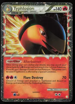 Typhlosion (Prime) 110/123 MP - Pokemon HeartGold SoulSilver Ultra Rare - Image 1