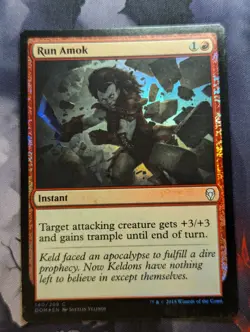 Run Amok - MTG - DOM - 140/269 - Foil - Image 1
