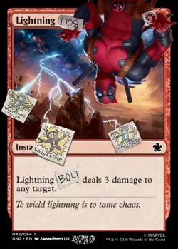 Secret Lair x Marvel's Deadpool: I Fixed It - Complete Set Foil Version - Image 2