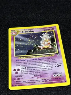 Pokemon TCG Slowking NeoGenesis 14/111 Holo Unlimited Holo Rare 1995-2000 - Image 3