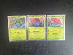 Pokemon Phantasmal Flames Oddish #1, Gloom #2, Vileplume #3 Cosmos Holo Promo NM - Image 1