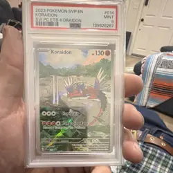 Pokemon TCG Koraidon 014 Sv: Scarlet & Violet Promo Basic Full Art Holo PSA 9 - Image 1