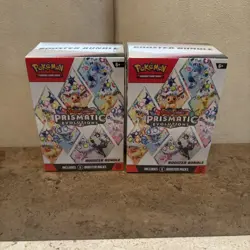 Pokemon TCG: Prismatic Evolutions Booster Bundle 2X ✅ New & Sealed Fast Delivery - Image 1