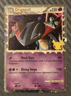Pokemon TCG Sword & Shield Dragapult SWSH132 Holo Promo - Image 1