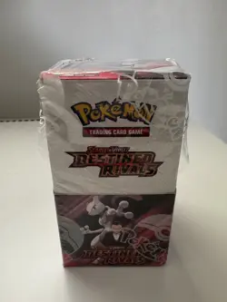 Pokemon TCG Destined Rivals Half Booster Box (18 Pack) Almost Completely Sealed - Image 1