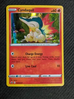 Cyndaquil SWSH221 Holo Promo Sword & Shield Promo Pokemon Holo Near Mint - Image 1