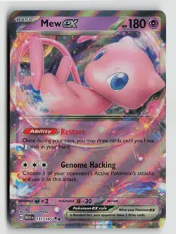 Pokemon - Mew ex - 151/165 SV: Scarlet & Violet 151 - Double Rare - NM - Image 1