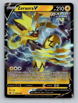 Pokemon SWSH06: Chilling Reign #053/198 Zeraora V - Image 1