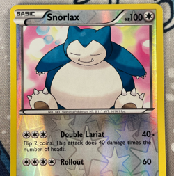 Snorlax 109/149 Reverse Holo Black & White Boundaries Crossed Pokemon Card LP/NM - Image 2