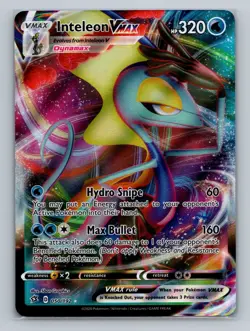 Pokemon SWSH02: Rebel Clash #050/192 Inteleon VMAX - Image 1