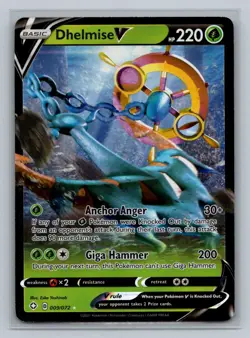 Pokemon Shining Fates #009/072 Dhelmise V Ultra Rare - Image 1