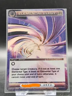 Chaotic Card : Elemental Elegy ZOTH First Edition Super Rare Mugic - Image 1