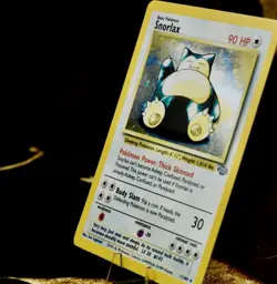 Snorlax Jungle Holo Pokemon No Reserve 11/64 LP/MP Last Bid Wins! Selling! - Image 3