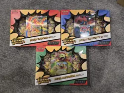 (3) Pokemon Ascended Heroes Mega ex Box Bundle Feraligator Emboar Meganium - Image 1