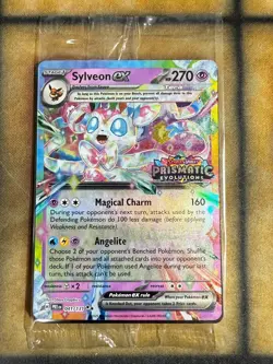 Pokemon Sylveon EX 041/131 Prismatic Evolutions Stamp Promo Sealed - Image 1