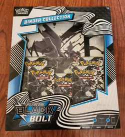 Scarlet & Violet - Black Bolt Pokemon Binder Collection (New, Sealed) - Image 1