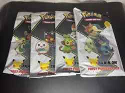 Pokemon First Partner Pack 25th Anniversary Oversize, Lot Of 4 - Image 1