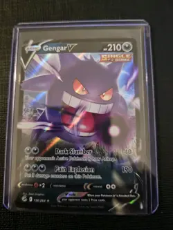 Gengar VMAX 157/264 & Gengar V 156/264 Fusion Strike Ultra Rare Pokemon TCG NM - Image 2
