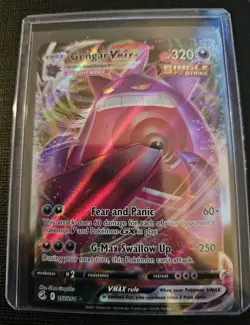 Gengar VMAX 157/264 & Gengar V 156/264 Fusion Strike Ultra Rare Pokemon TCG NM - Image 4
