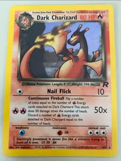 Pokemon TCG Dark Charizard Team Rocket non holo - Image 1