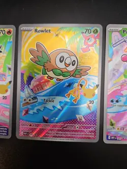 First Partner Illustration Collection Series 1 Gen 7 Alola Starters Pokemon TCG - Image 3