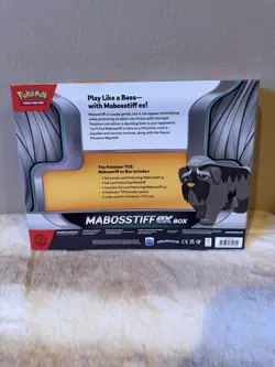 Pokemon TCG Mabosstiff EX Collection Box - New Sealed: 4 Booster Packs + Promos - Image 2