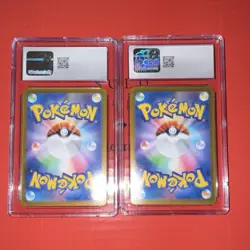 CGC 10 Pokemon 2024 Terastal Fest Eevee ex & Jolteon ex Holo JP - Image 2