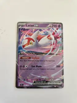 Pokemon TCG Latias ex 076/191 Double Rare Card Surging Sparks SV8 NM 2024 - Image 1