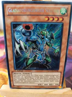 Gladiatorungeheuer Sekutor LCGX-DE240 Secret Rare EX YUGIOH - Image 1