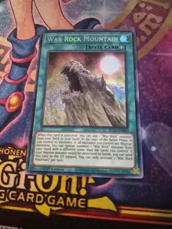 War Rock Mountain BLVO-EN000 Secret Rare Blazing Vortex Yu-Gi-Oh Lightly Played - Image 1