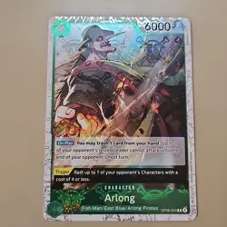 One Piece Jolly Roger Holo Arlong (OP06-023) OP06 Wings of the Captain TCG CCG - Image 1